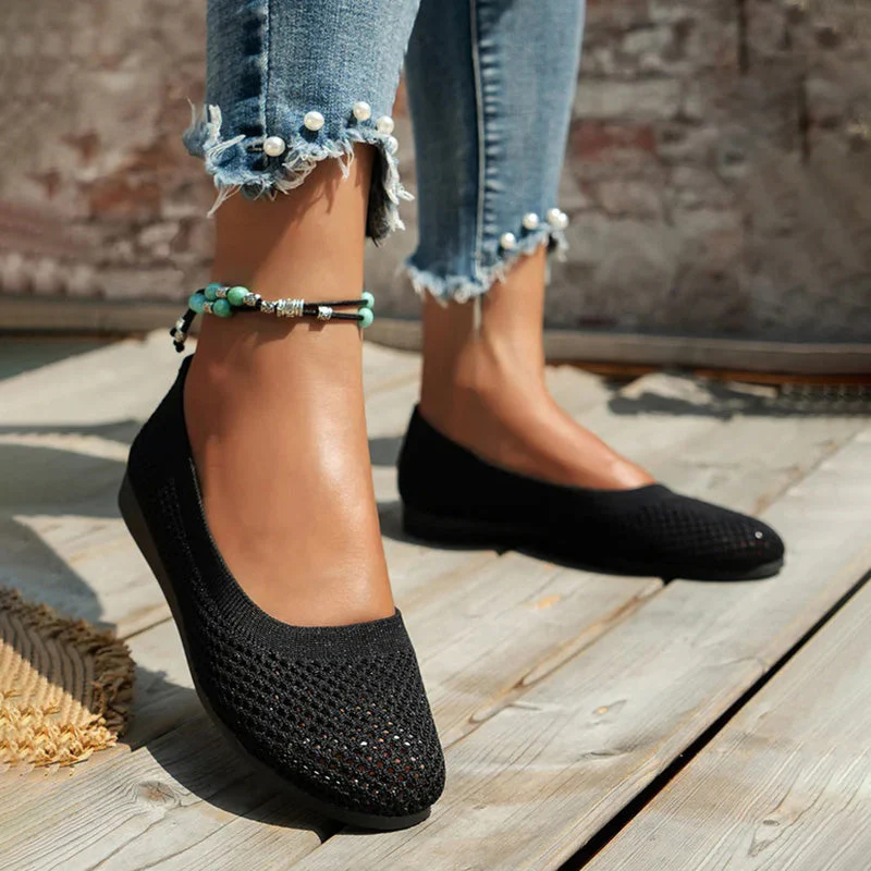 Lässige Atmungsaktive Flache Schuhe Heidi Mode - Image 13