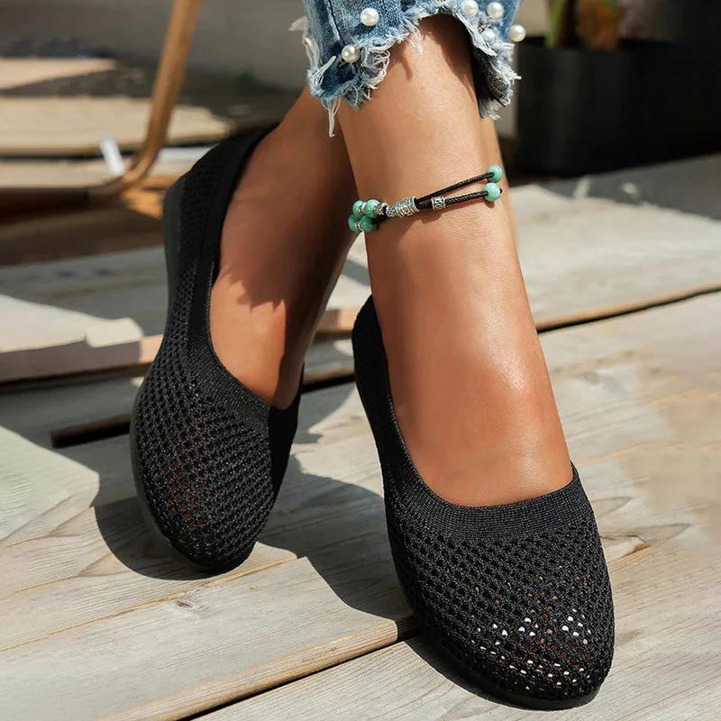 Lässige Atmungsaktive Flache Schuhe Heidi Mode - Image 14