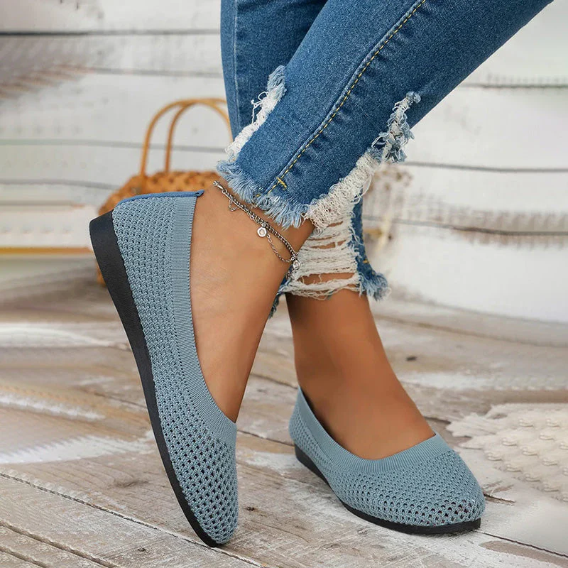 Lässige Atmungsaktive Flache Schuhe Heidi Mode - Image 16