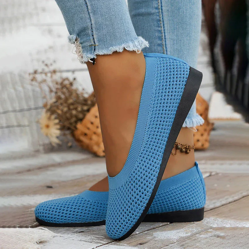 Lässige Atmungsaktive Flache Schuhe Heidi Mode - Image 2