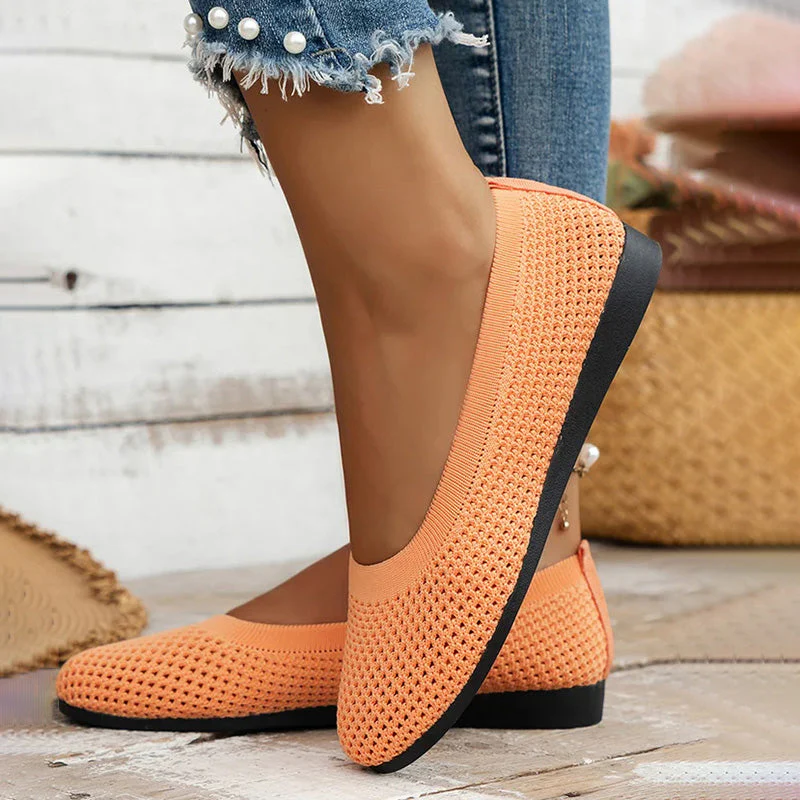 Lässige Atmungsaktive Flache Schuhe Heidi Mode - Image 26