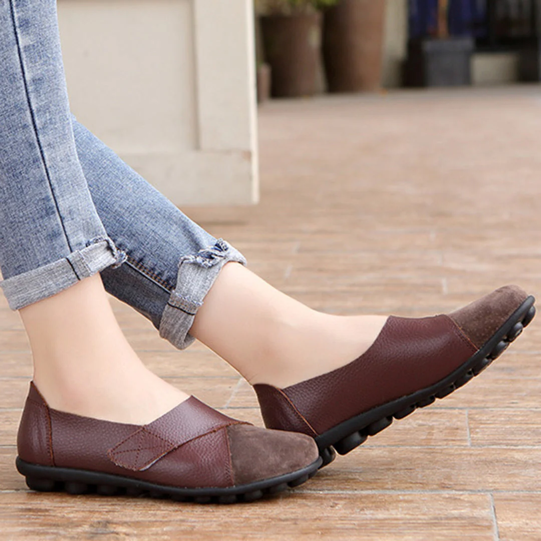 Bequeme loafer aus leder Heidi Mode - Image 14