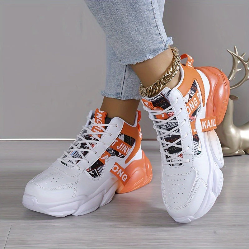 Bequeme, rutschfeste Knöchelsneaker mit Schnürsenkeln Heidi Mode - Image 3