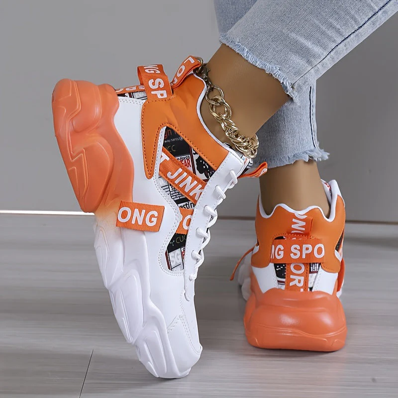 Bequeme, rutschfeste Knöchelsneaker mit Schnürsenkeln Heidi Mode - Image 4