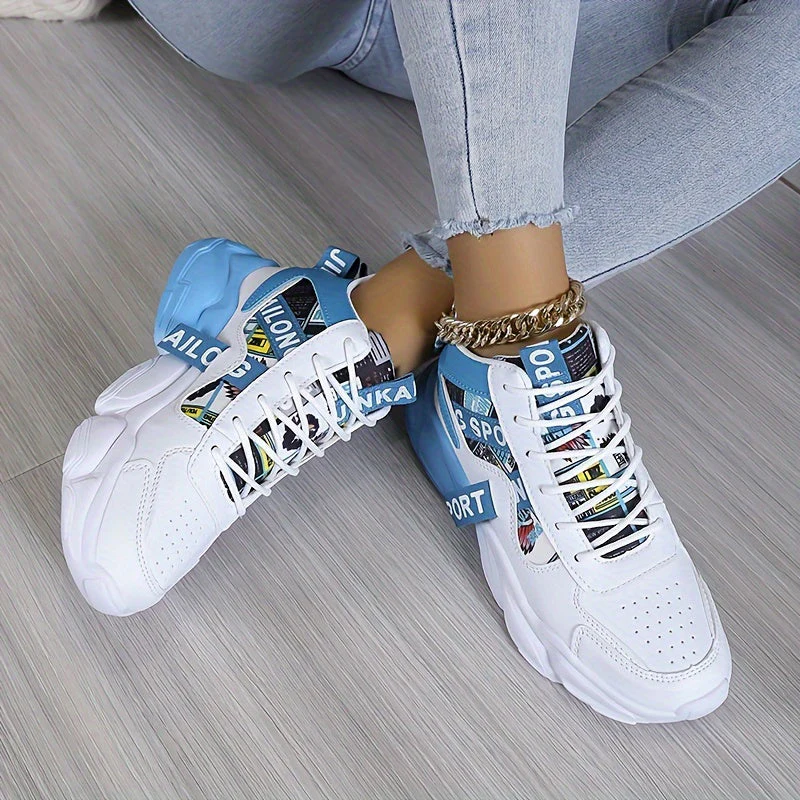 Bequeme, rutschfeste Knöchelsneaker mit Schnürsenkeln Heidi Mode - Image 8