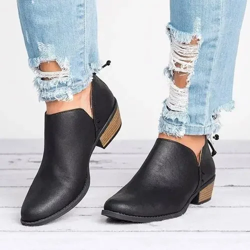 Bequeme Warme Schicke Alltagstaugliche Elegant Stiefelette Heidi Mode - Image 2
