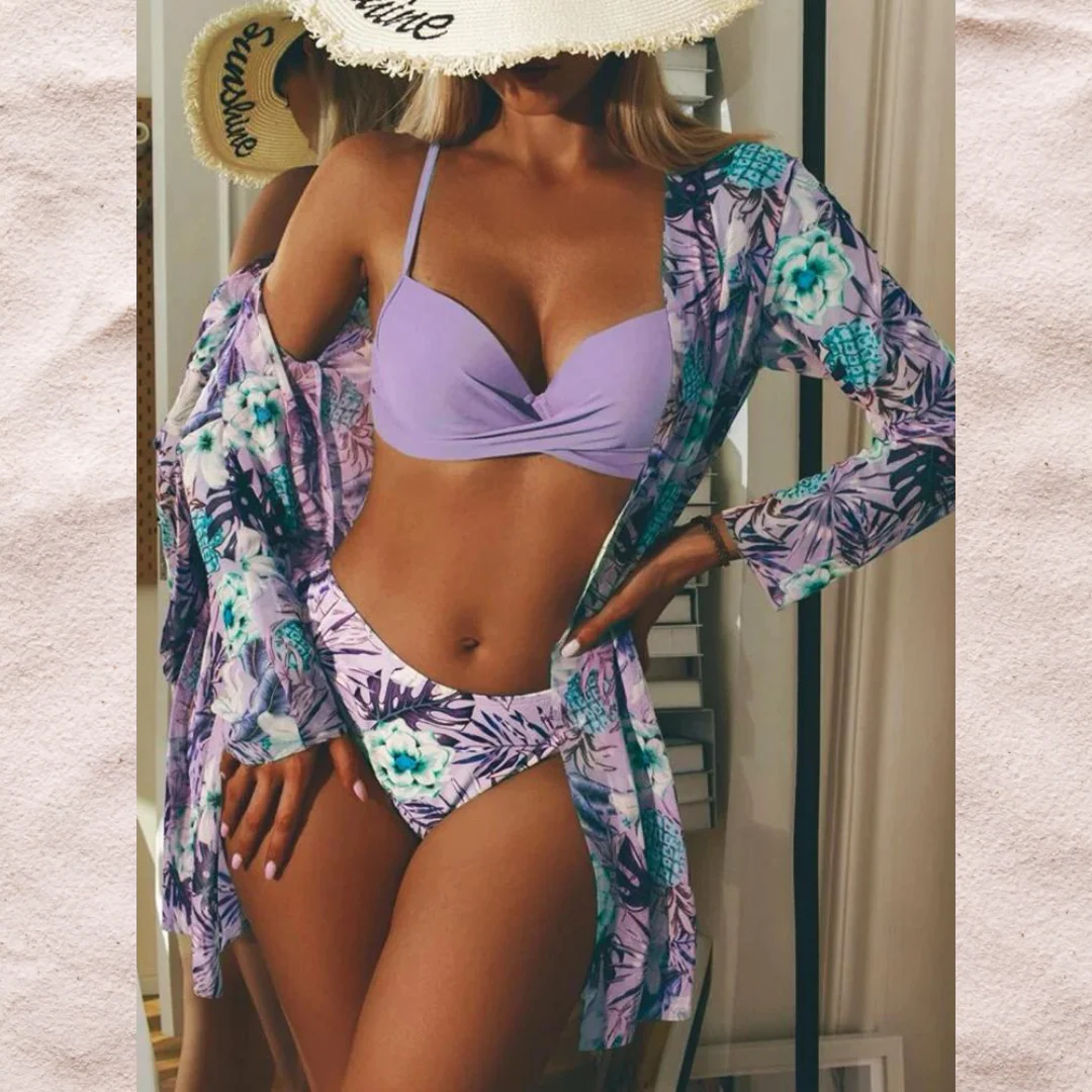 Heidi-Mode-In-1-Bikini-Set mit Blumenmuster (Bestseller) - Image 22