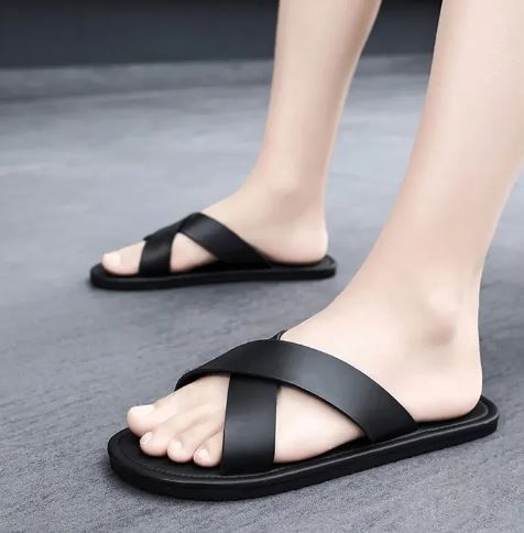 Modische flache Cross-Sandalen für Männer Heidi Mode - Image 3