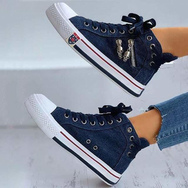 Lässige Denim-Schuhe Heidi Mode - Image 4
