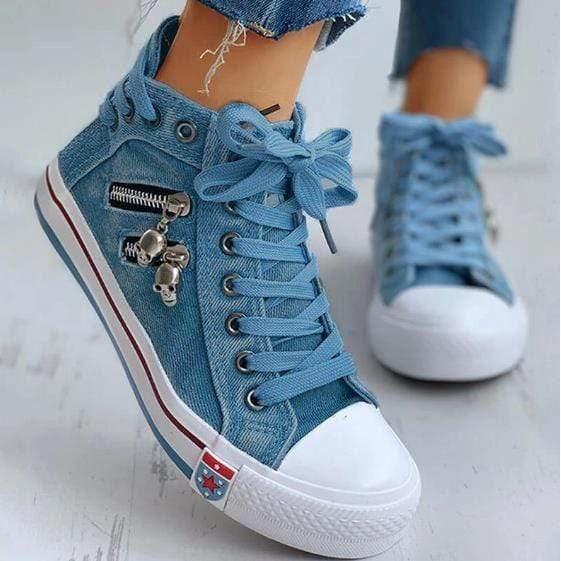 Lässige Denim-Schuhe Heidi Mode - Image 7