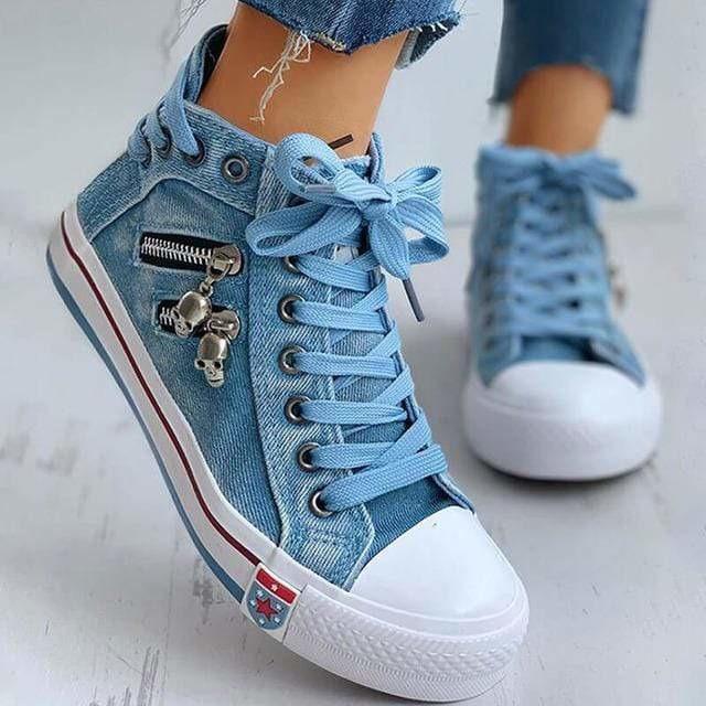 Lässige Denim-Schuhe Heidi Mode - Image 8