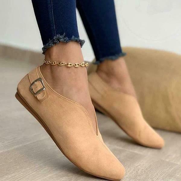 Casual Wildleder Flachschuhe Heidi Mode - Image 3