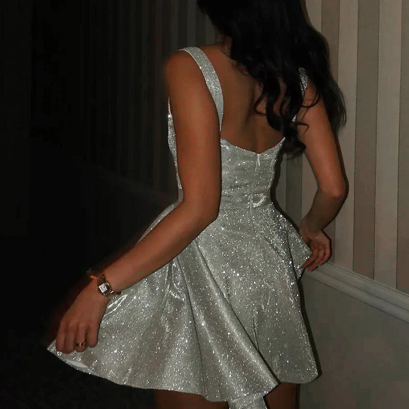 Damen A-Linien Glitzerkleid Heidi-Mode - Image 3