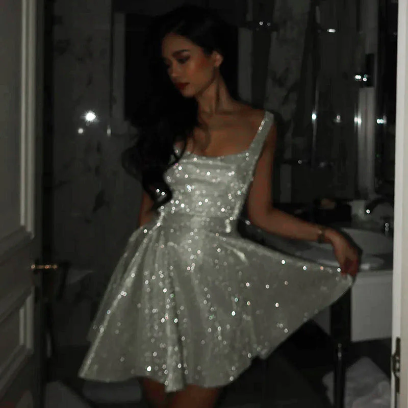 Damen A-Linien Glitzerkleid Heidi-Mode - Image 4