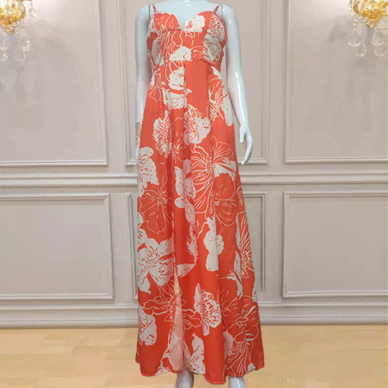 Damen Abendkleid mit Aufregendem Beinschlitz und Elegantem V-Ausschnitt Heidi-Mode - Image 10