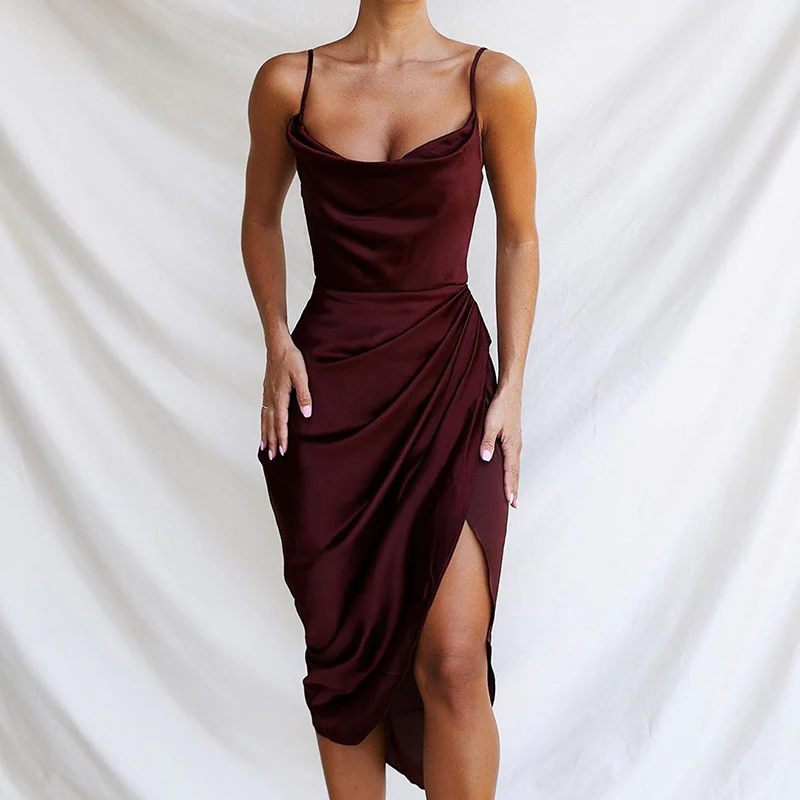 Damen Abendkleid mit Drapierung Heidi-Mode - Image 5