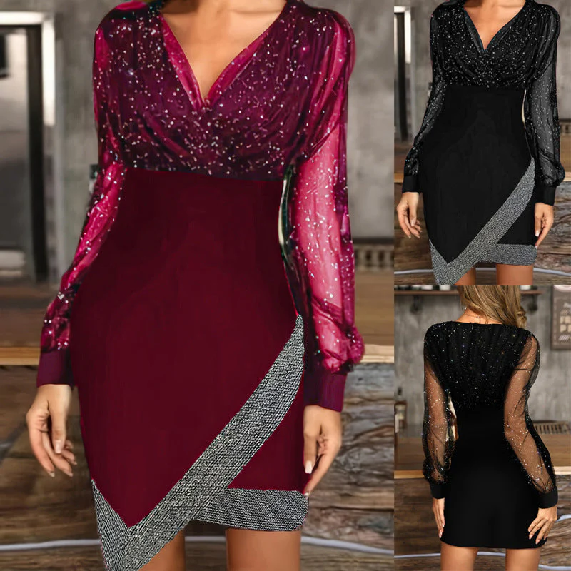 Damen Abendkleid mit Funkelnden Details und Elegantem Schnitt Heidi-Mode - Image 5