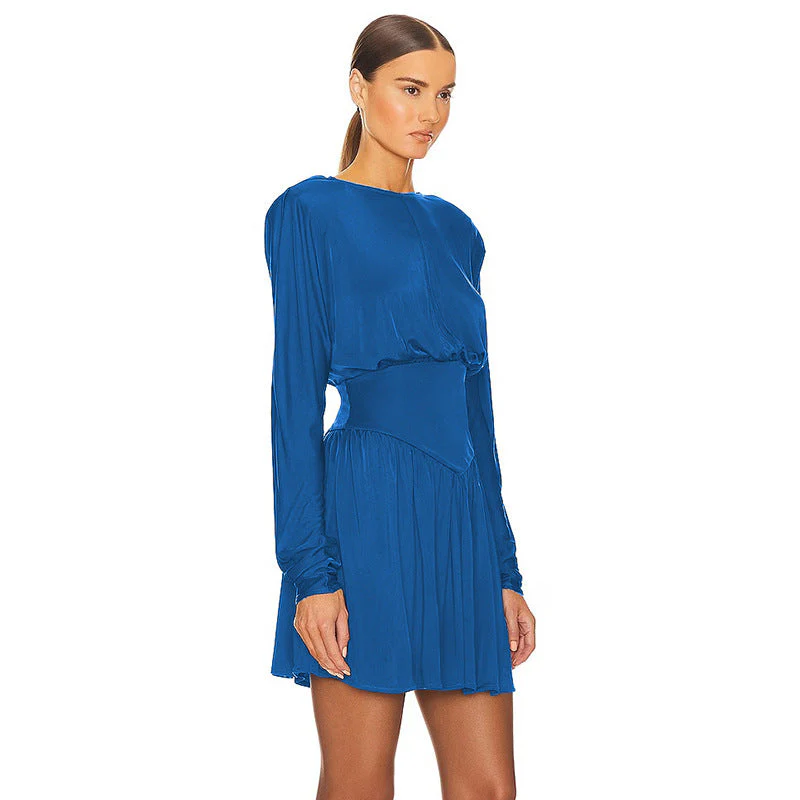 Damen Abendkleid mit Weitem Ärmeldesign und Schmeichelndem Schnitt Heidi-Mode - Image 3