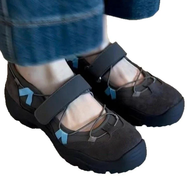 Damen Alltagsschuhe mit praktischem Klettverschluss und robustem Profil Heidi Mode - Image 5