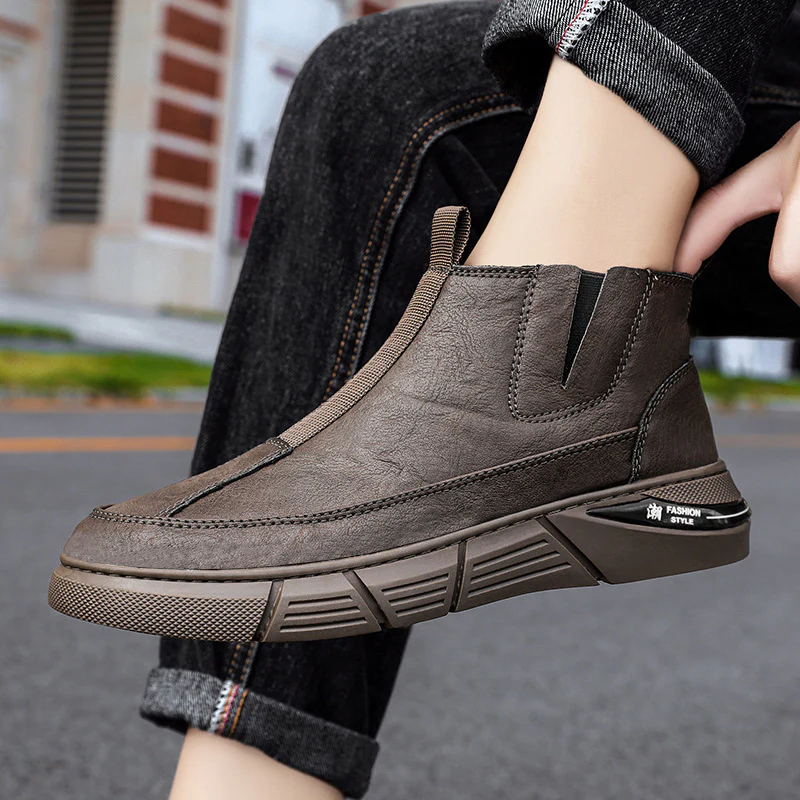 Damen Alltagstaugliche Stiefeletten mit praktischem Reißverschluss und rutschfester Sohle Heidi Mode - Image 4