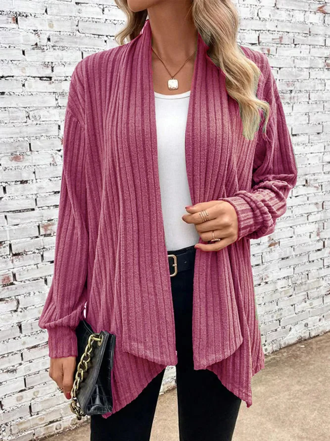 Damen angesagte Strickjacke mit strukturiertem Design und offenem Schnitt Heidi-Mode - Image 11
