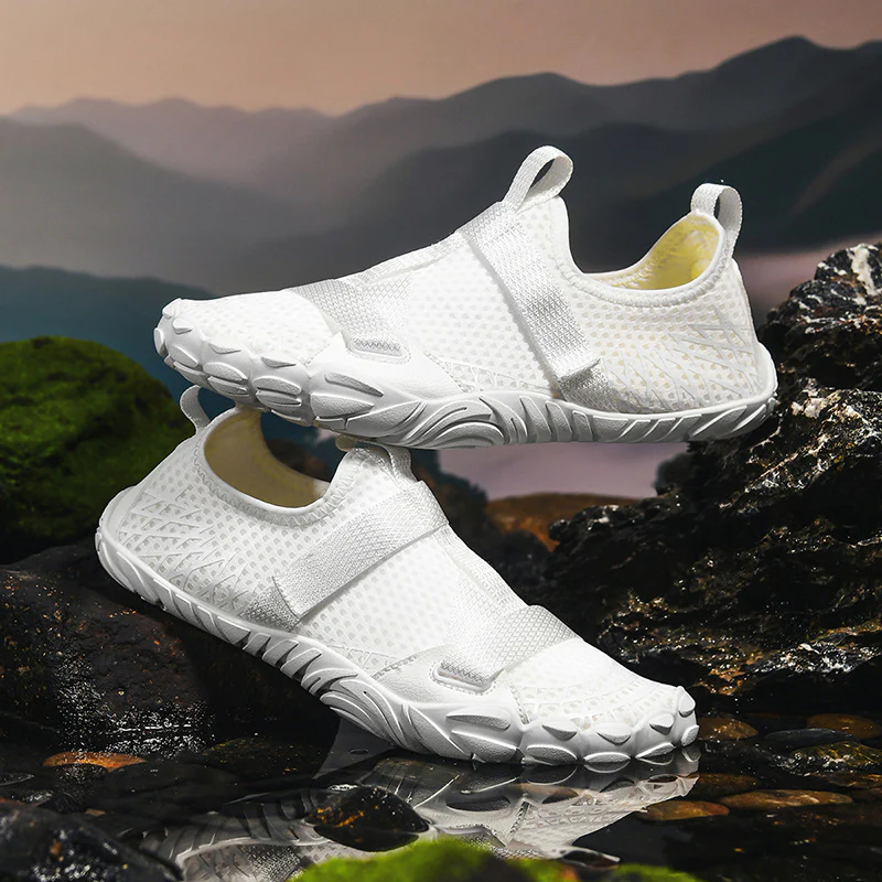 Damen Aqua-Fitness-Schuhe mit elastischen Riemen und atmungsaktivem Obermaterial Heidi Mode