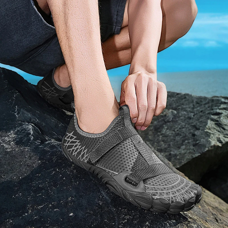 Damen Aqua-Fitness-Schuhe mit elastischen Riemen und atmungsaktivem Obermaterial Heidi Mode - Image 4