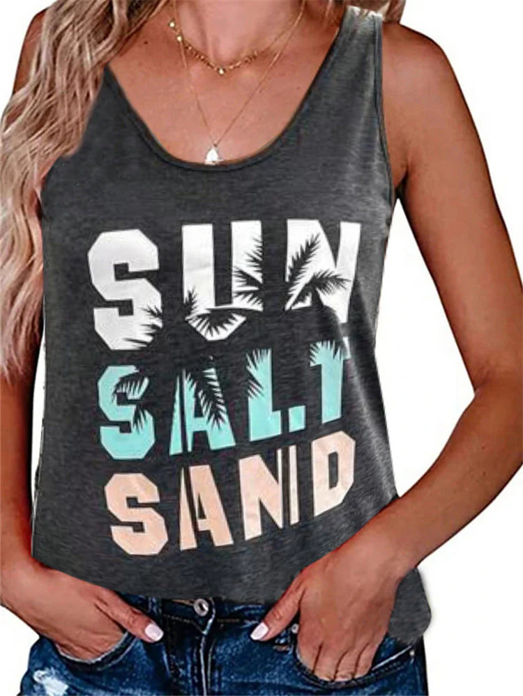 Damen Ärmelloses Freizeitshirt mit Trendigem Grafikdesign Heidi-Mode - Image 10