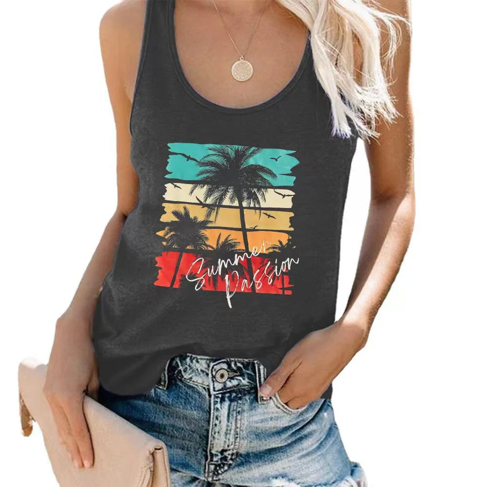 Damen Ärmelloses Freizeitshirt mit Trendigem Grafikdesign Heidi-Mode - Image 6