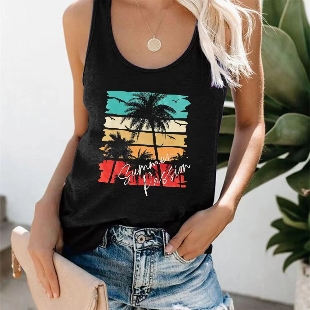 Damen Ärmelloses Freizeitshirt mit Trendigem Grafikdesign Heidi-Mode - Image 7