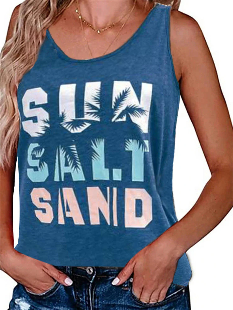 Damen Ärmelloses Freizeitshirt mit Trendigem Grafikdesign Heidi-Mode - Image 9