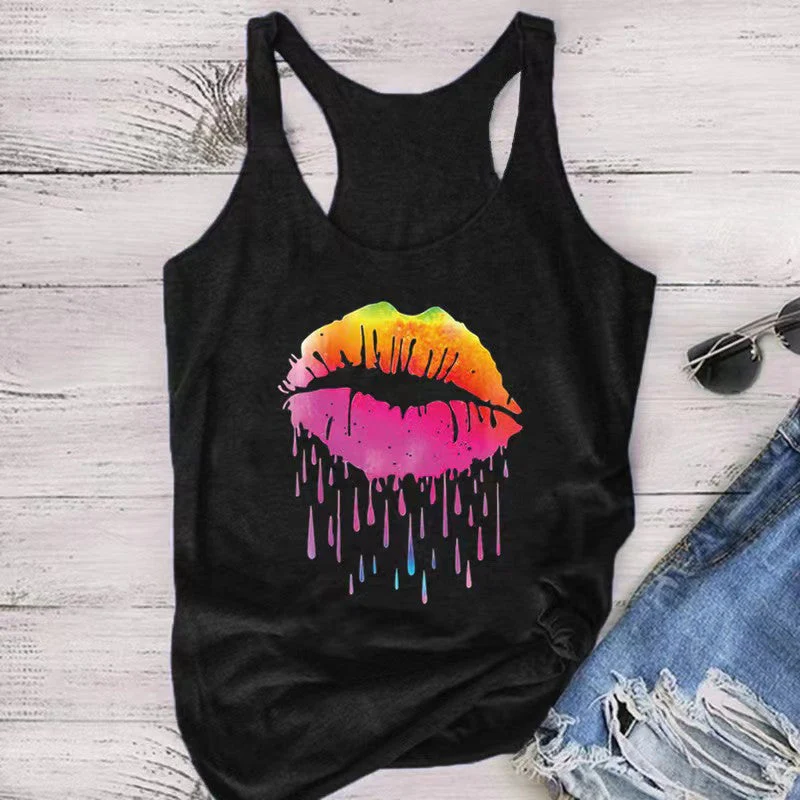 Damen Ärmelloses Grafik-Top mit Trendigem Insekten-Motiv Heidi-Mode - Image 4