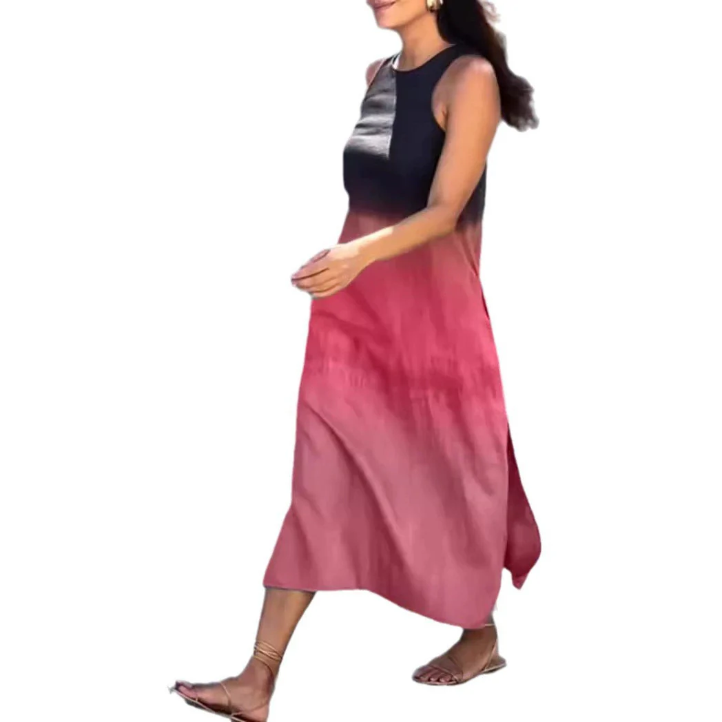 Damen Ärmelloses Maxikleid mit Sanftem Farbverlauf Heidi-Mode - Image 5