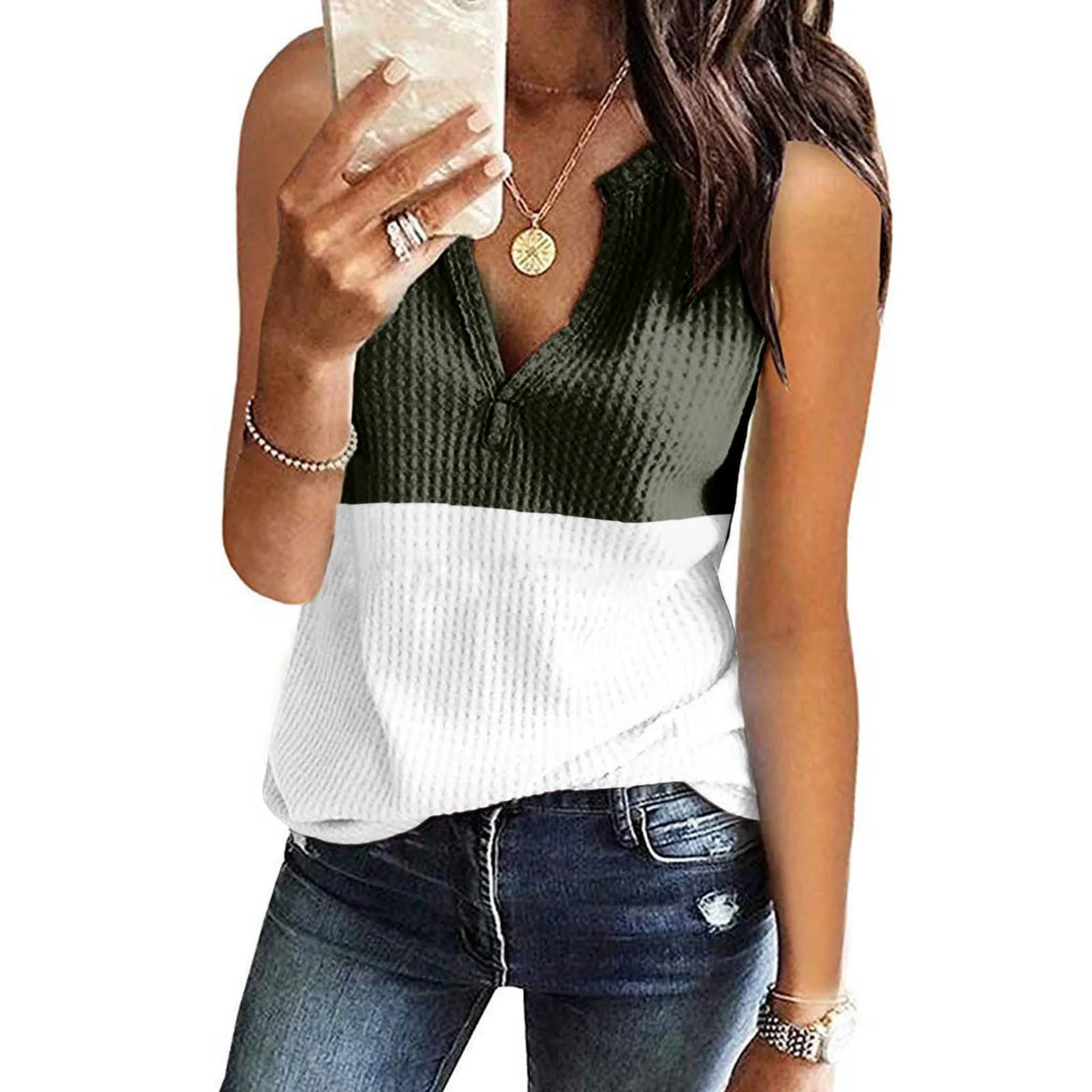 Damen Ärmelloses Oberteil Heidi-Mode - Image 6