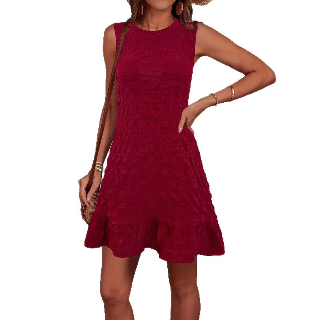 Damen ärmelloses Sommerkleid mit Rüschendetails Heidi-Mode - Image 5