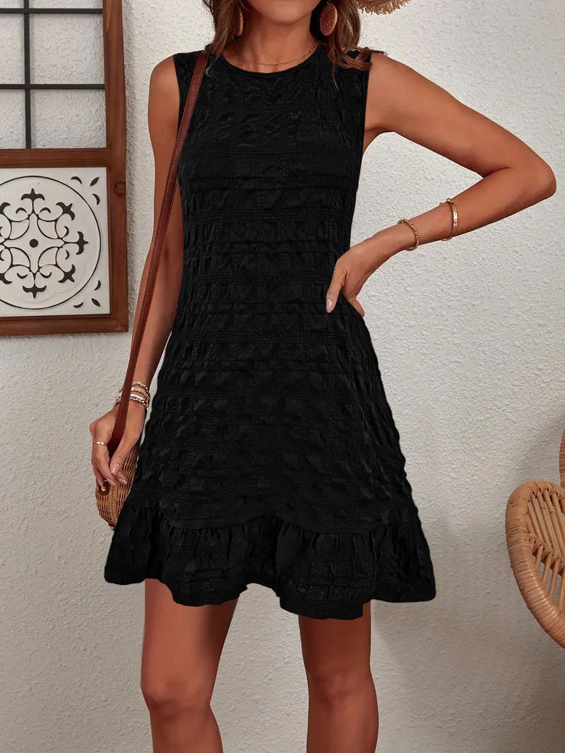 Damen ärmelloses Sommerkleid mit Rüschendetails Heidi-Mode - Image 6