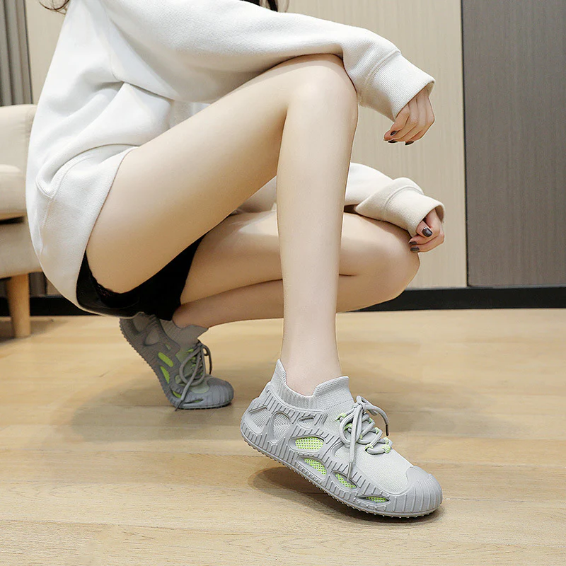 Damen athletische Freizeitschuh mit atmungsaktiver Netzstruktur und stoßdämpfender Sohle Heidi Mode - Image 4