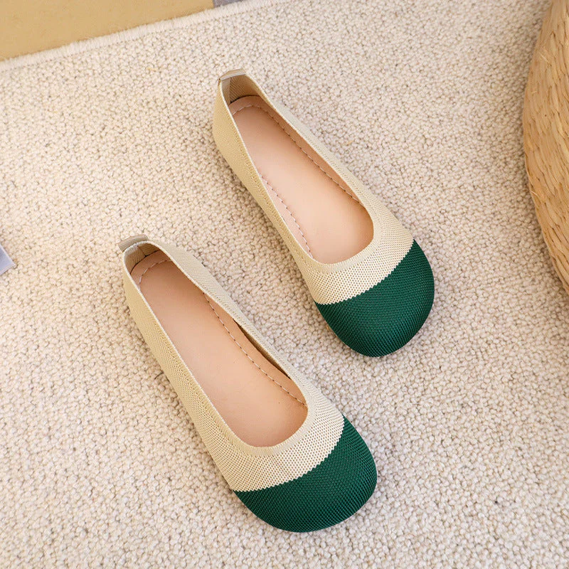 Damen Atmungsaktive Ballerinas mit Flexiblem Obermaterial Heidi-Mode - Image 11