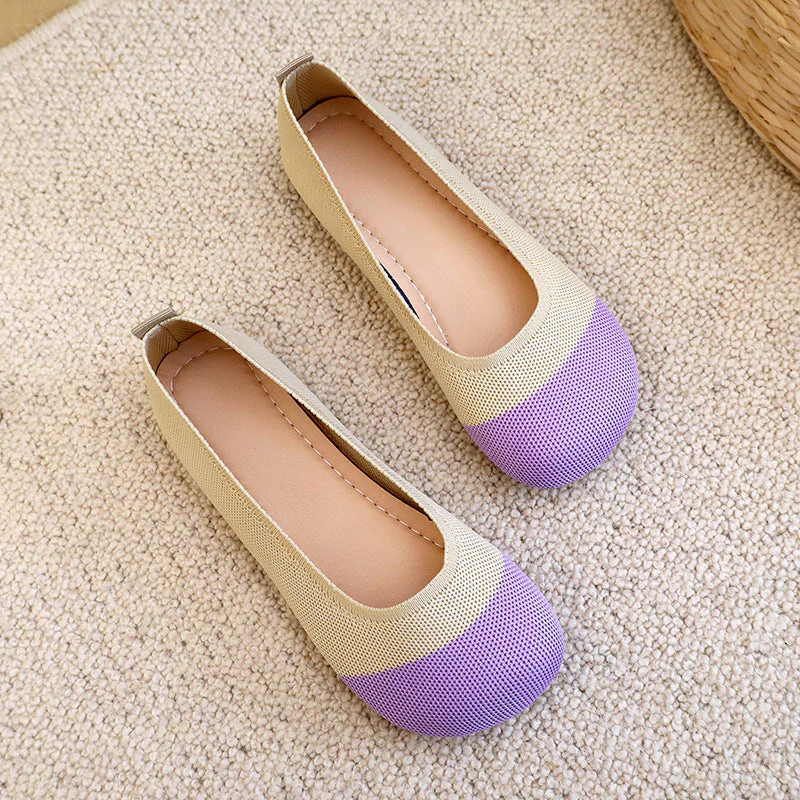 Damen Atmungsaktive Ballerinas mit Flexiblem Obermaterial Heidi-Mode - Image 6