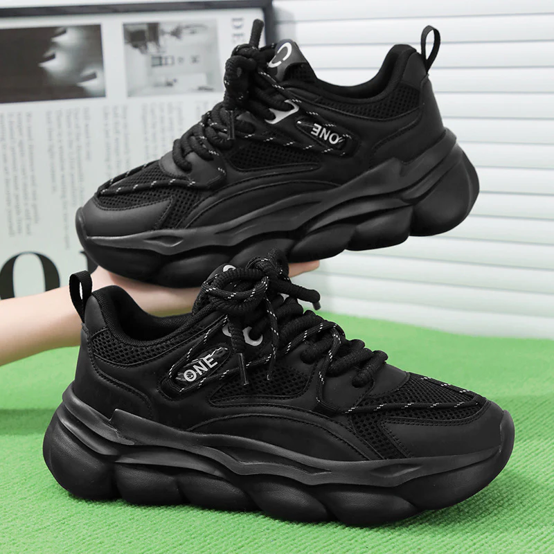 Damen Atmungsaktive Chunky Sneakers mit rutschfester Sohle Heidi Mode - Image 8