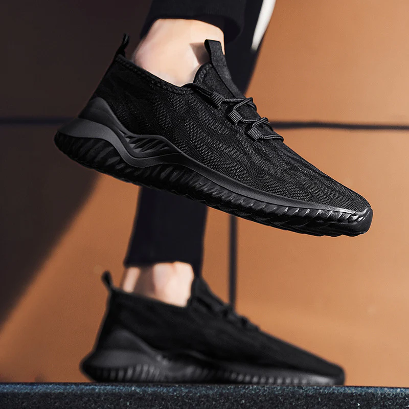 Damen Atmungsaktive elastische Sneakers mit innovativem Schnürdesign Heidi Mode - Image 4