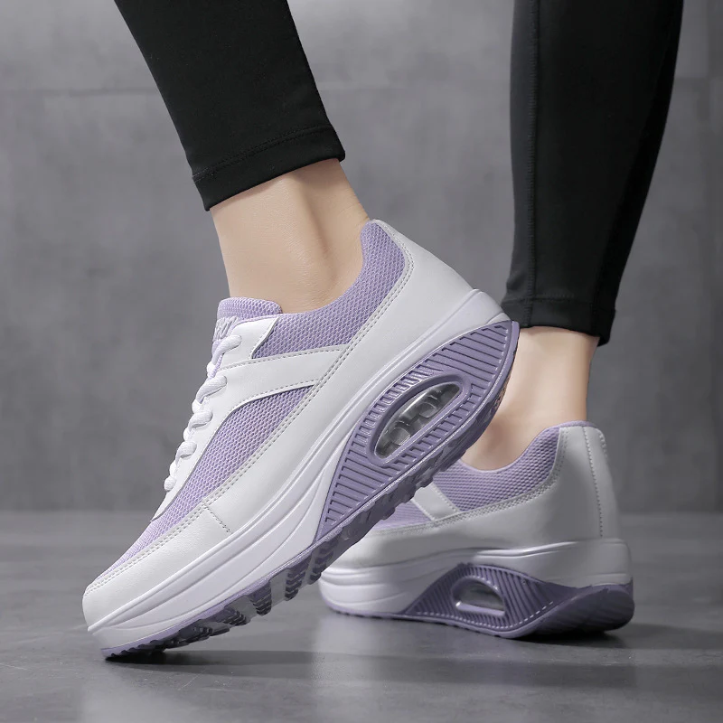 Damen Atmungsaktive Fitness-Sneaker mit dämpfendem Luftkissen Heidi Mode - Image 4