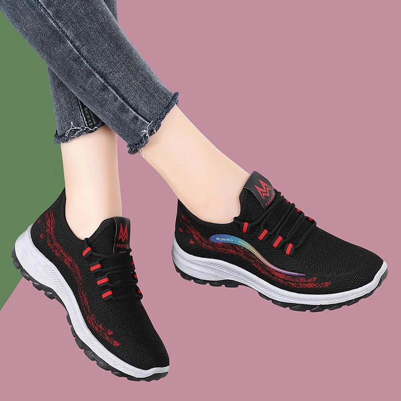 Damen Atmungsaktive Fitness-Sneaker mit rutschfester Außensohle Heidi Mode - Image 2