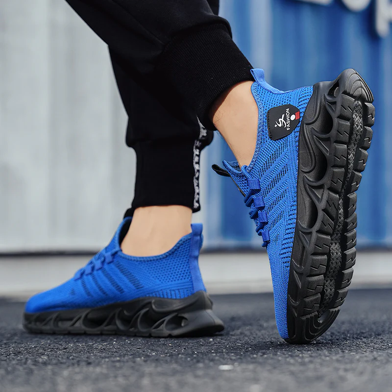 Damen Atmungsaktive Fitness-Sneaker mit rutschfester Sohle und elastischem Schnürsystem Heidi Mode - Image 4