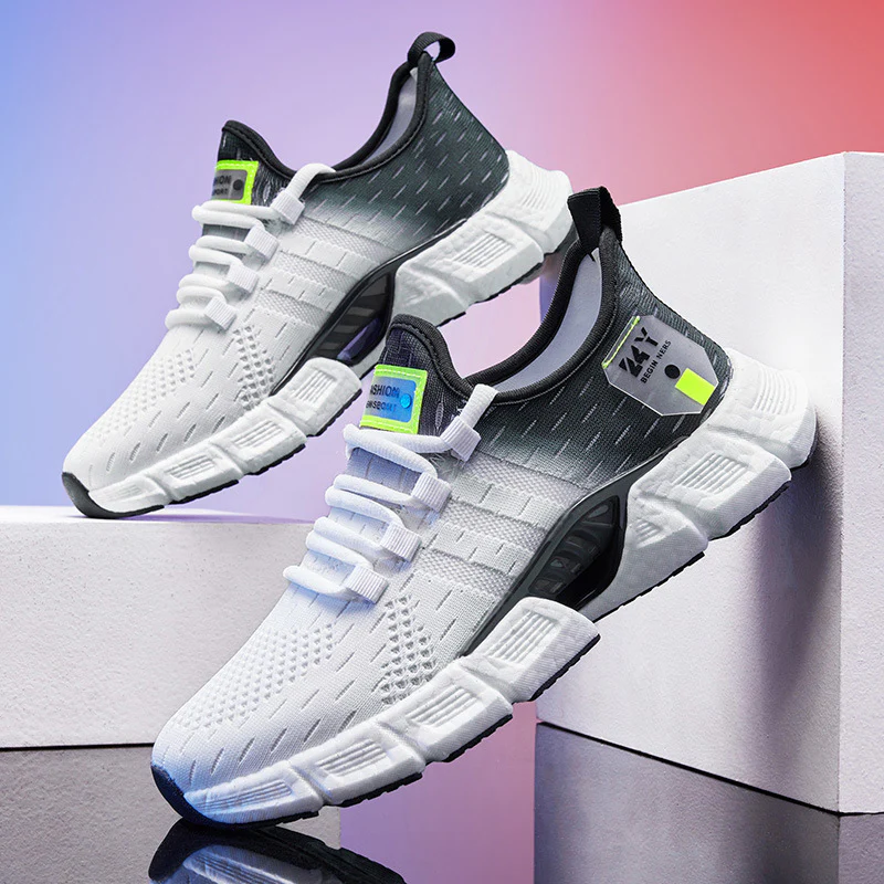 Damen Atmungsaktive Fitness Sneakers mit dämpfender Sohle Heidi Mode - Image 3
