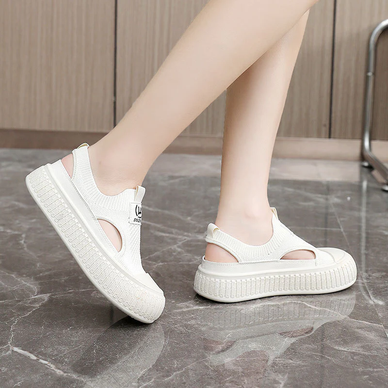 Damen Atmungsaktive Freizeit-Schuhe mit elastischen Einsätzen Heidi Mode - Image 3
