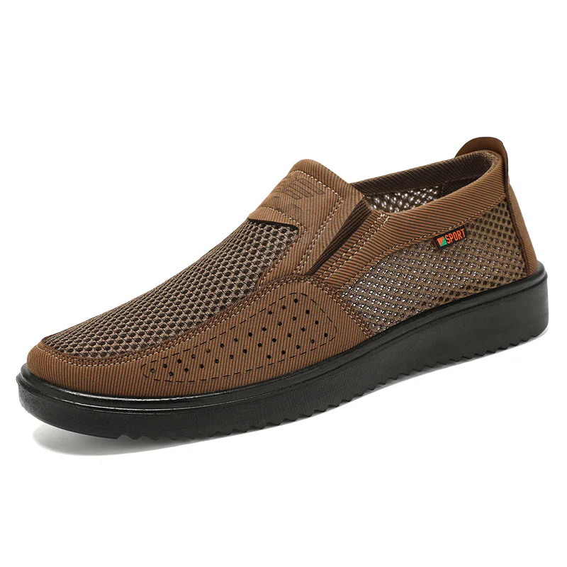 Damen Atmungsaktive Freizeit Slip-On Sneakers mit rutschfester Sohle Heidi Mode - Image 6