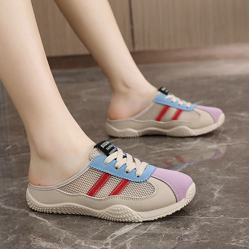 Damen Atmungsaktive Freizeit-Slipper mit rutschfester Sohle Heidi Mode - Image 3