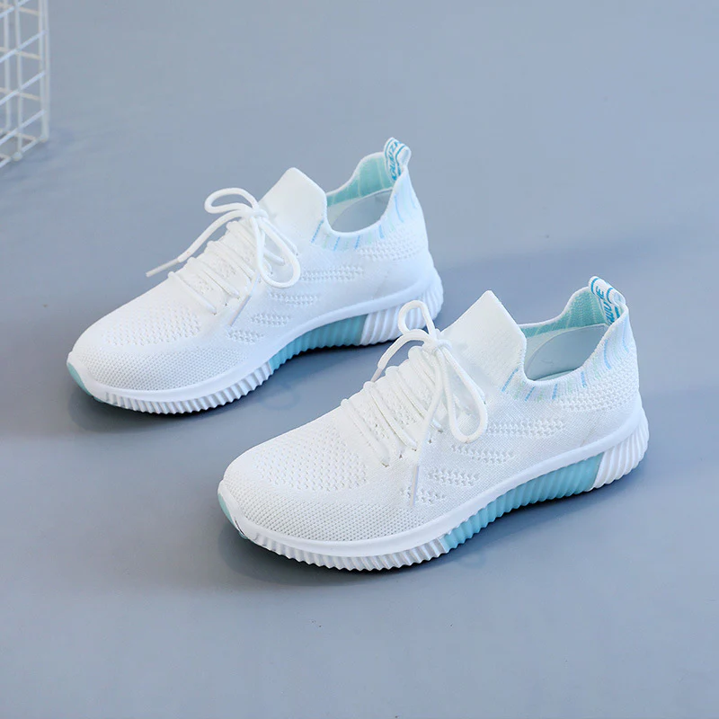 Damen Atmungsaktive Freizeit-Sneaker mit elastischem Einstieg und rutschfester Sohle Heidi Mode - Image 2