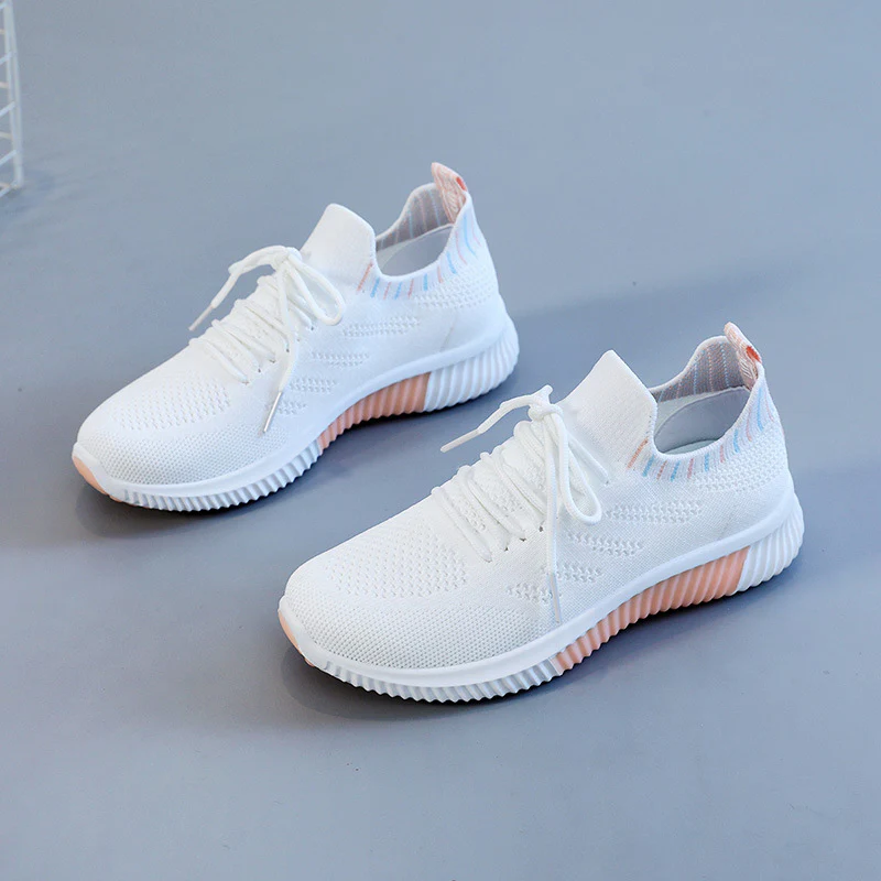 Damen Atmungsaktive Freizeit-Sneaker mit elastischem Einstieg und rutschfester Sohle Heidi Mode - Image 7